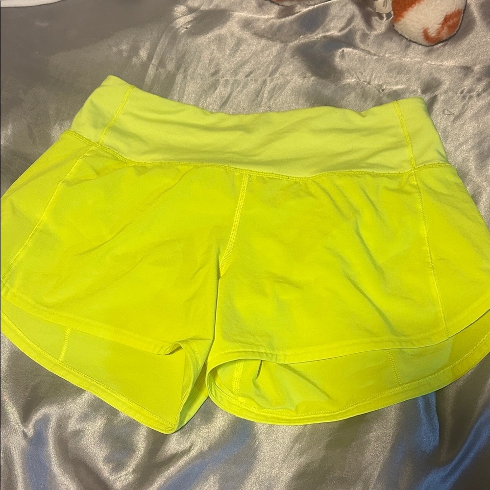 Neon Yellow Women's Shorts